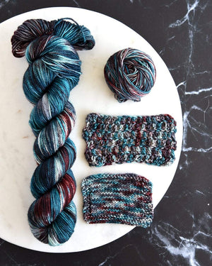 Destination Yarn fingering weight yarn Pluto