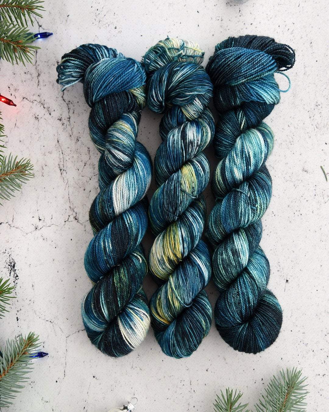 Destination Yarn fingering weight yarn Polar Express