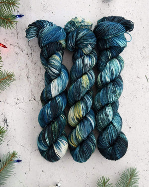 Destination Yarn fingering weight yarn Polar Express