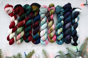 Destination Yarn fingering weight yarn Polar Express