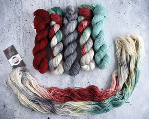 Destination Yarn fingering weight yarn Postcard Great Wall at Juyongguan