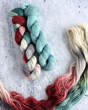 Destination Yarn fingering weight yarn Postcard Great Wall at Juyongguan