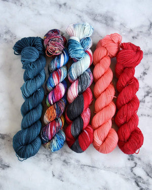 Destination Yarn fingering weight yarn Postcard Osaka
