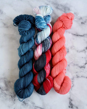 Destination Yarn fingering weight yarn Postcard Osaka