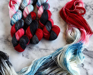Destination Yarn fingering weight yarn Postcard Osaka