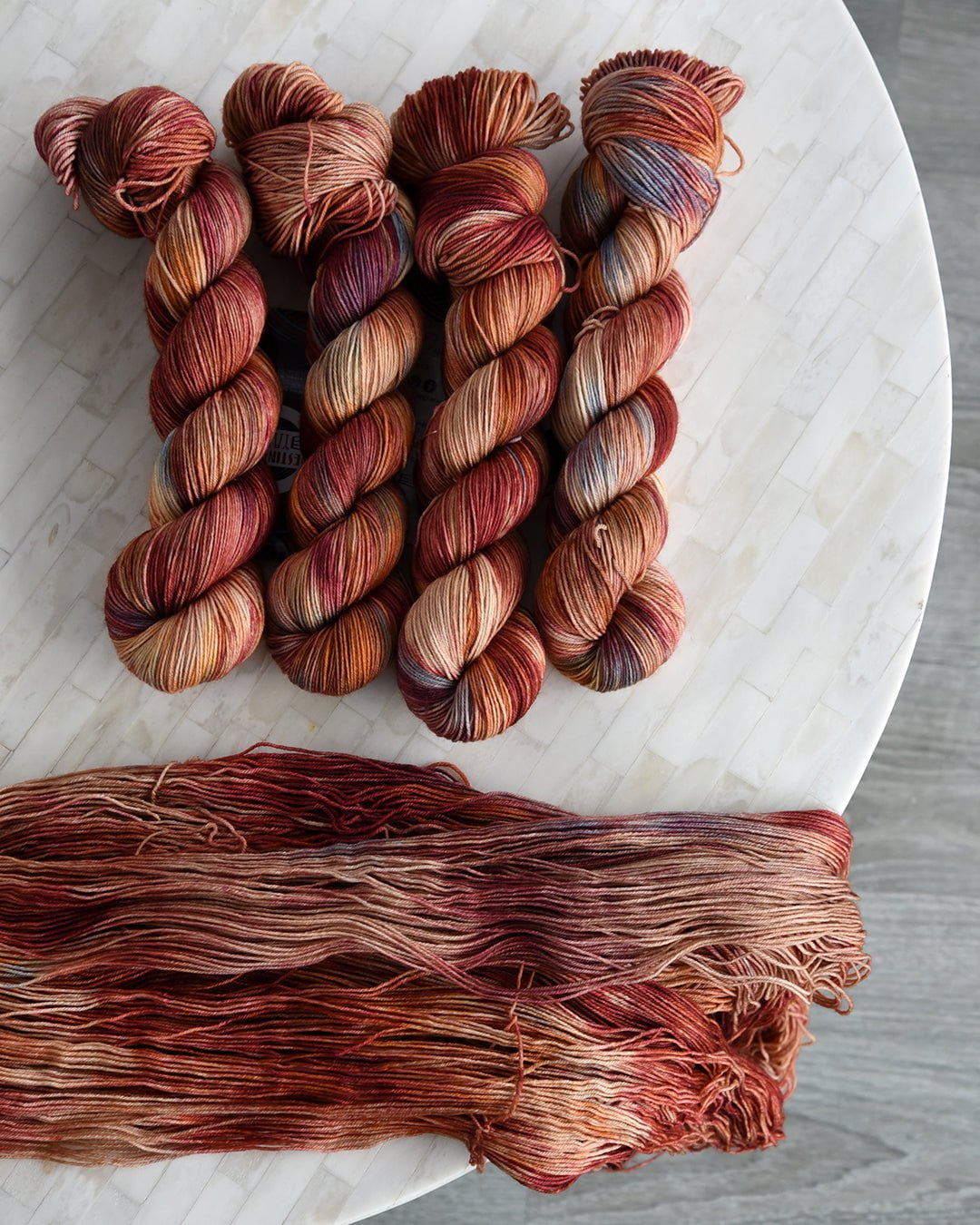 Destination Yarn fingering weight yarn Postcard the Grand Canyon