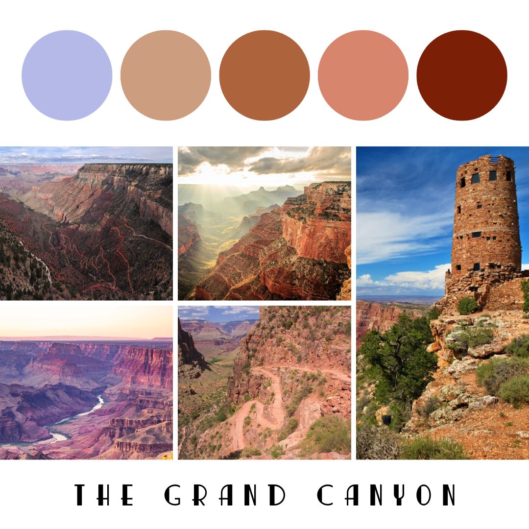 Destination Yarn fingering weight yarn Postcard the Grand Canyon