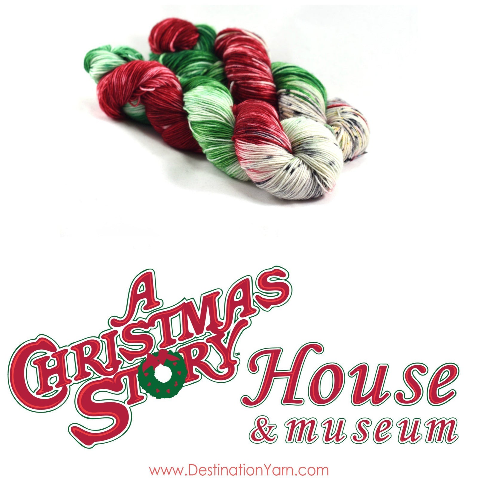 Destination Yarn fingering weight yarn Ralphie's House