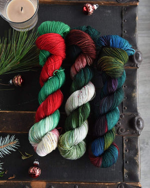 Destination Yarn fingering weight yarn Ralphie's House