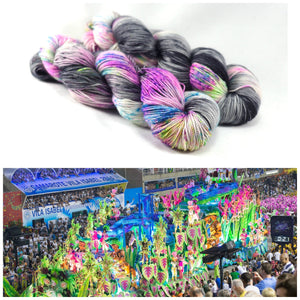 Destination Yarn fingering weight yarn RIO CARNIVAL