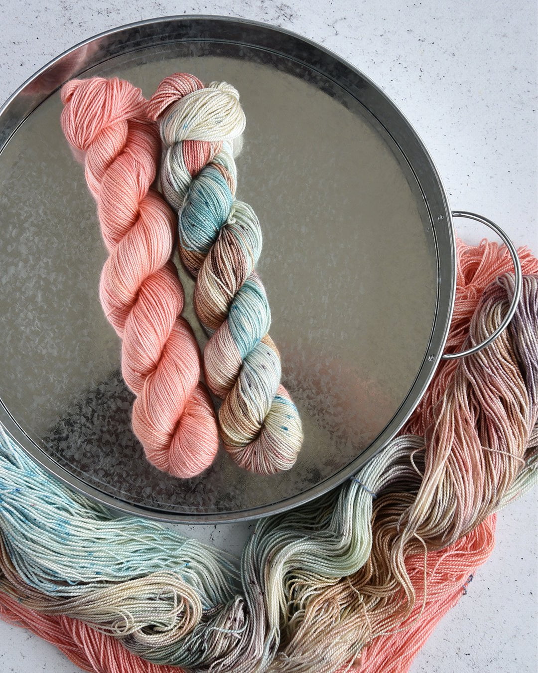 Destination Yarn fingering weight yarn Rosé