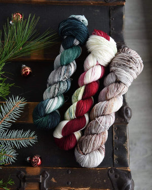 Destination Yarn fingering weight yarn Scandinavian Holiday 2020 Set