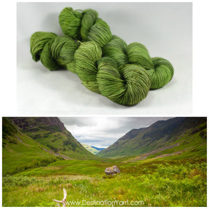 Destination Yarn fingering weight yarn Scottish Highlands