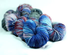 Destination Yarn fingering weight yarn SHARK INFESTED WATERS