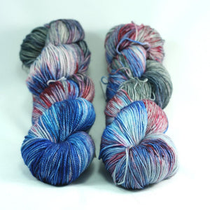 Destination Yarn fingering weight yarn SHARK INFESTED WATERS