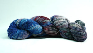 Destination Yarn fingering weight yarn SHARK INFESTED WATERS