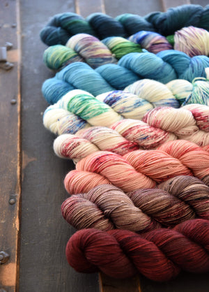 Destination Yarn fingering weight yarn SHORELINE