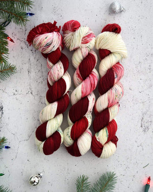 Destination Yarn fingering weight yarn St. Lucia Day in Sweden