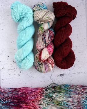 Destination Yarn fingering weight yarn SUMMER BLUE