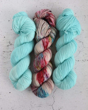 Destination Yarn fingering weight yarn SUMMER BLUE