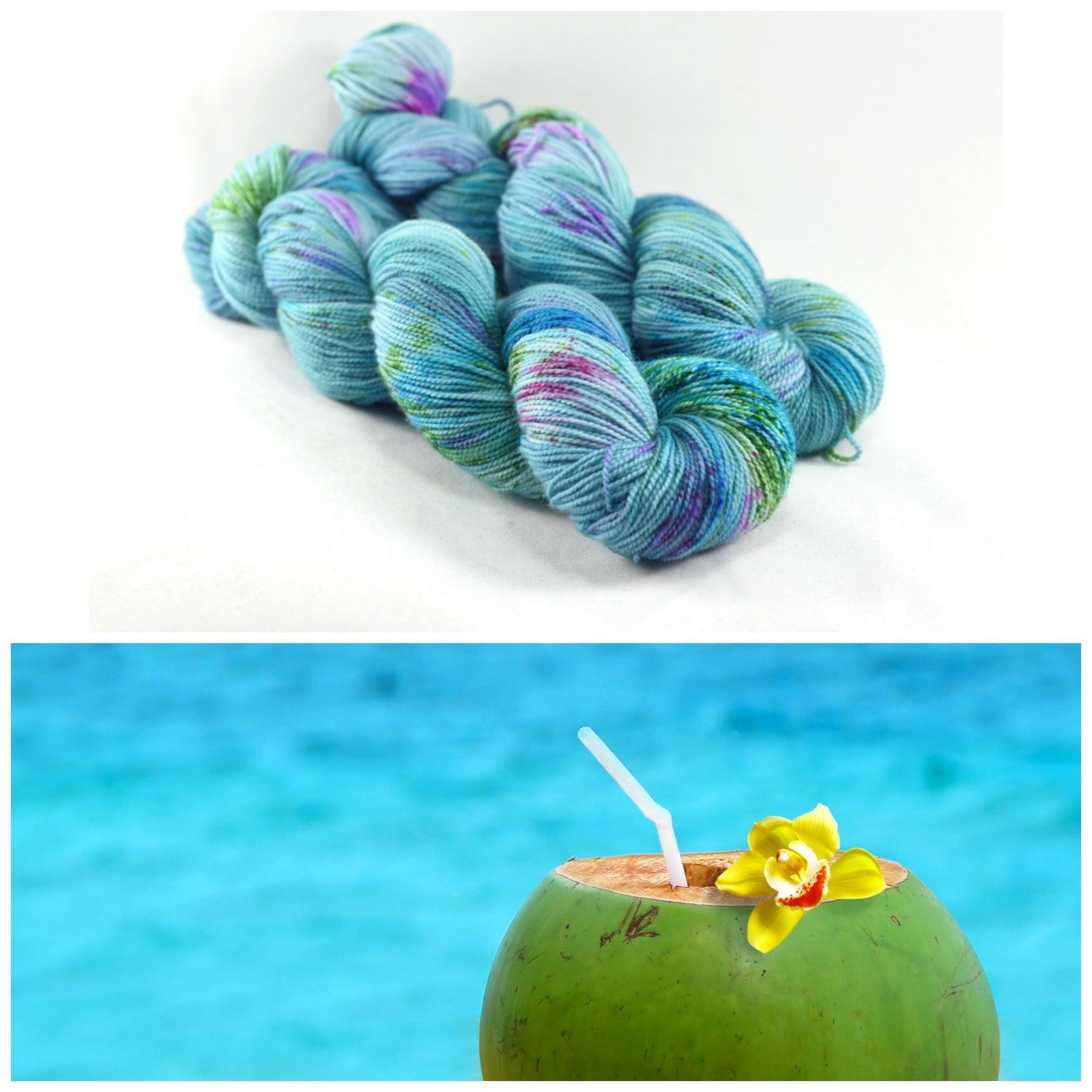 Destination Yarn fingering weight yarn SWIM UP BAR