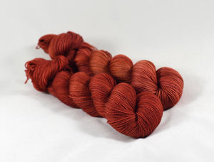 Destination Yarn fingering weight yarn Terra Cotta - dyed to order