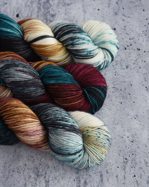 Destination Yarn fingering weight yarn Tinseltown