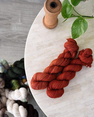 Destination Yarn fingering weight yarn Tuscan Set - dyed to order