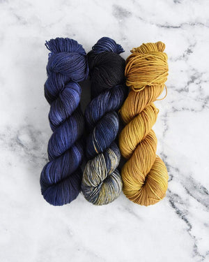 Destination Yarn fingering weight yarn Twilight - dyed to order