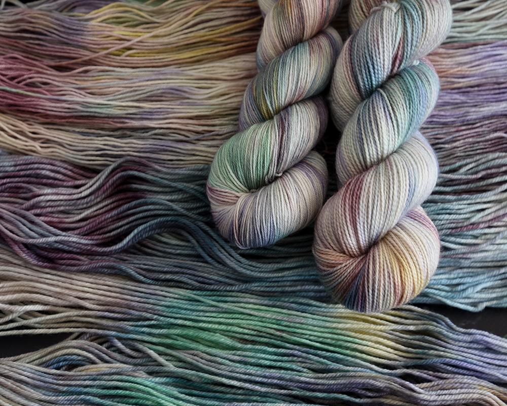 Destination Yarn fingering weight yarn Warm Planets Set - DYED TO ORDER