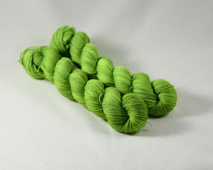 Destination Yarn fingering weight yarn Wasabi