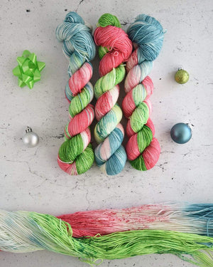 Destination Yarn fingering weight yarn Whoville