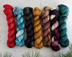 Destination Yarn fingering weight yarn Winter Forest