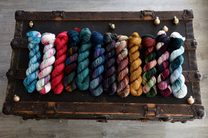 Destination Yarn fingering weight yarn Winter Forest