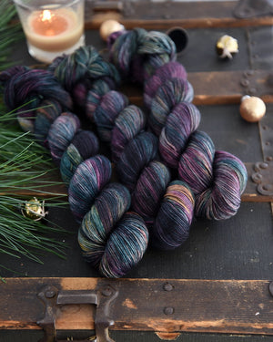 Destination Yarn fingering weight yarn Winter Forest