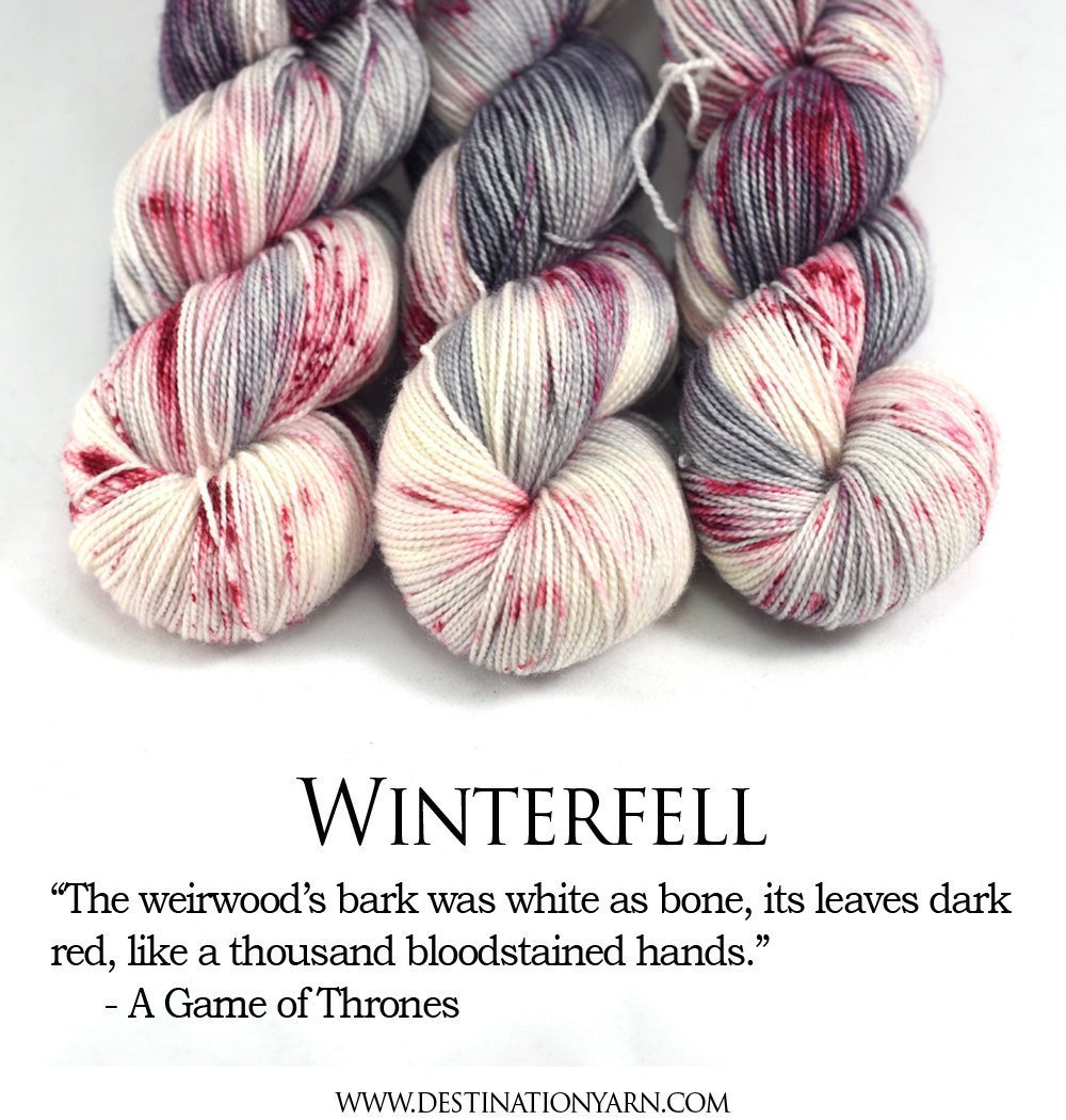 Destination Yarn fingering weight yarn Postcard (fingering weight) WINTERFELL - preorder