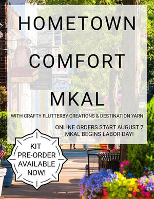 Destination Yarn Hometown Comfort Mystery Knit Along  - YARN ONLY