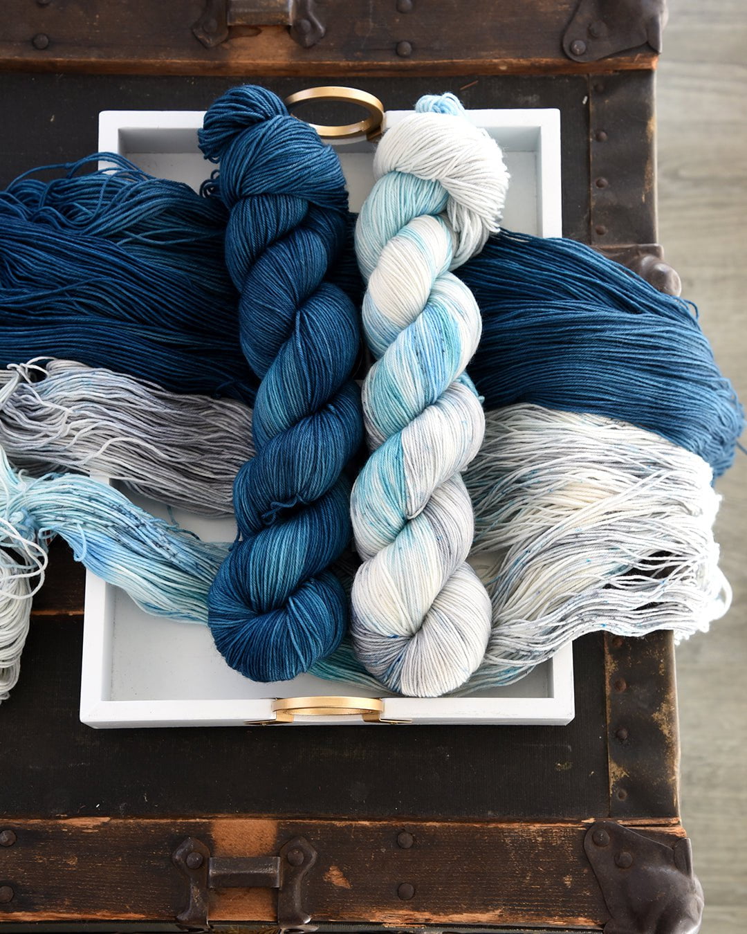 Destination Yarn Knitting Kit High Mountain Shawl Kit