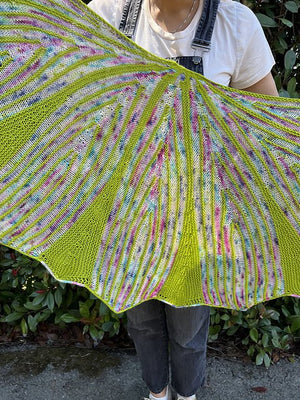 Destination Yarn Knitting Kit High Mountain Shawl Kit