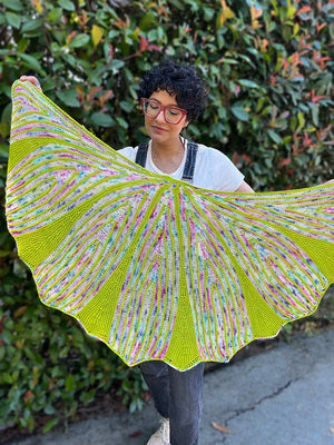 Destination Yarn Knitting Kit High Mountain Shawl Kit