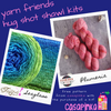 Hug Shot Kit - Yarn Friends Kit - Sea Glass / Plumeria