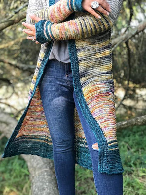 Destination Yarn Knitting Kit Journey Home Cardigan Kit