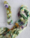 Destination Yarn Knitting Kit Mardi Gras Birds of a Feather Shawl Kit - Mohair and Cashmere