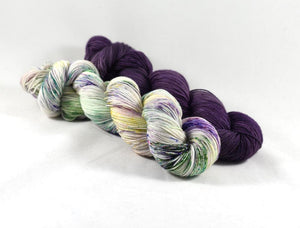 Destination Yarn Knitting Kit Mardi Gras, Witching Hour Pendean Shawl Kit