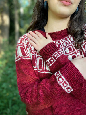 Destination Yarn Knitting Kit Mod Pullover Kit