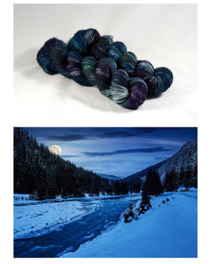 Destination Yarn Knitting Kit Northern Sky Pair - Preorder