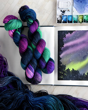 Destination Yarn Knitting Kit Northern Sky Pair - Preorder