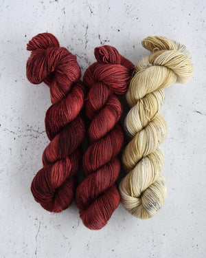 Destination Yarn Knitting Kit Panjereh Pullover - Main Street Brick