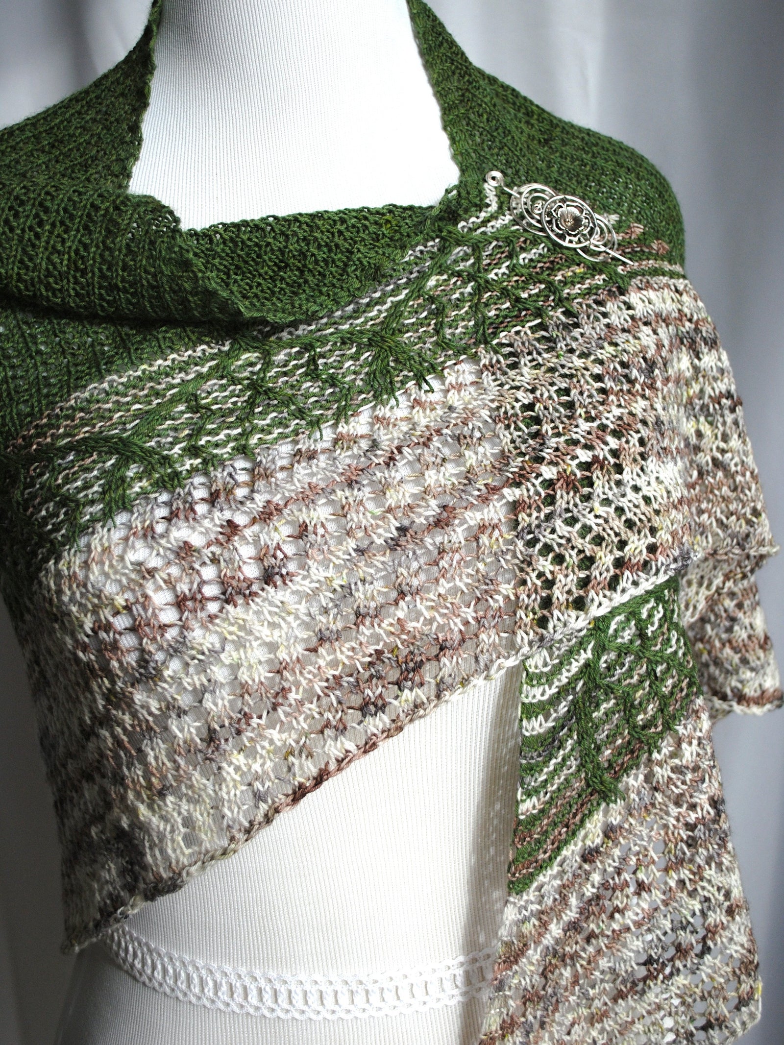 Destination Yarn Knitting Kit Pendean Shawl Kit