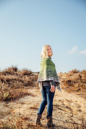 Destination Yarn Knitting Kit Sound Stone Poncho Kit